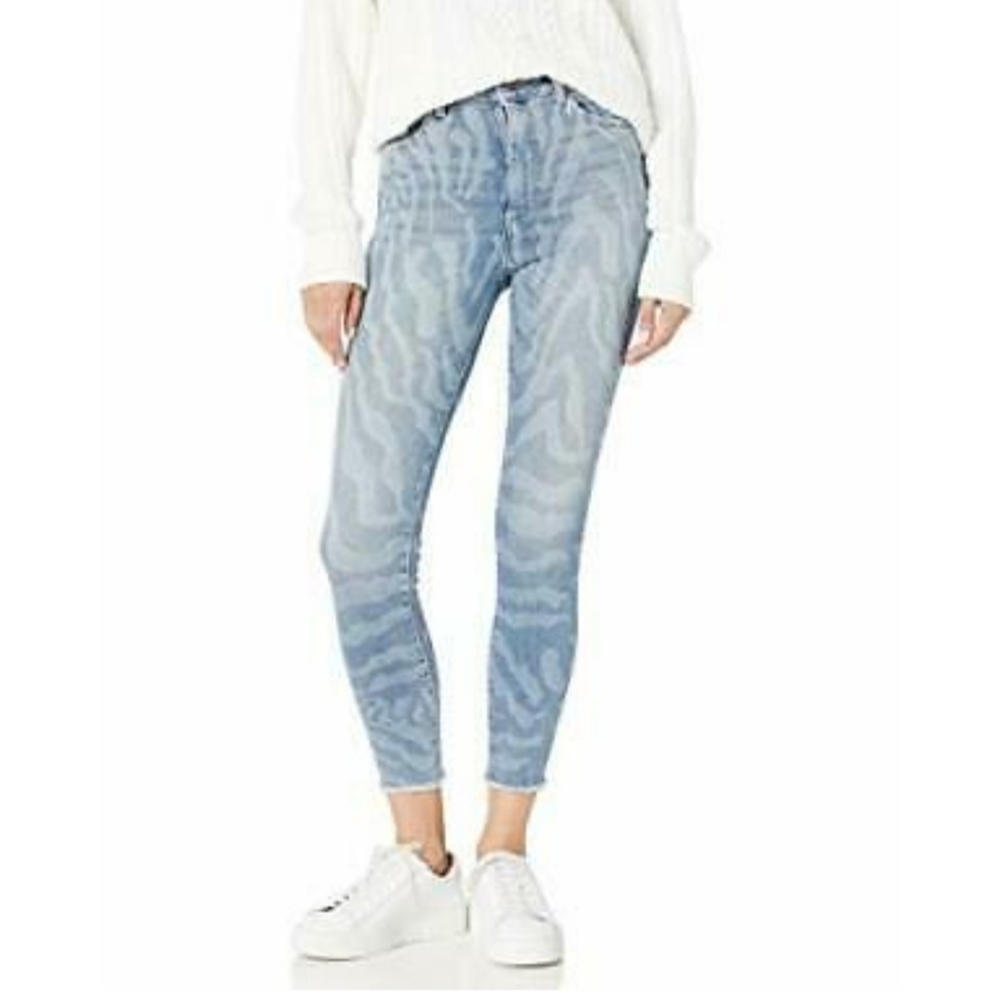 DL 1961 Premium Denim Farrow Sahara High-Rise Skin